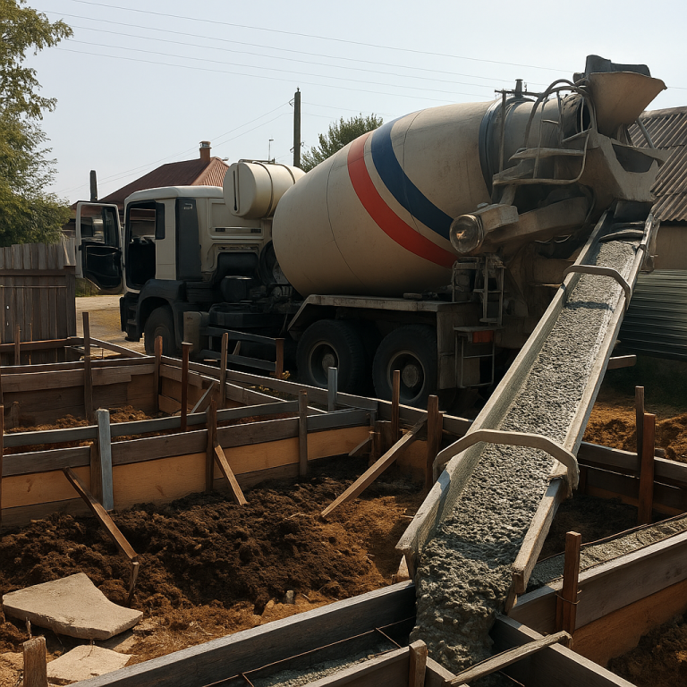 9-метровый гидролоток в Адыгее — революция в подаче бетона от ООО "РУСМО"