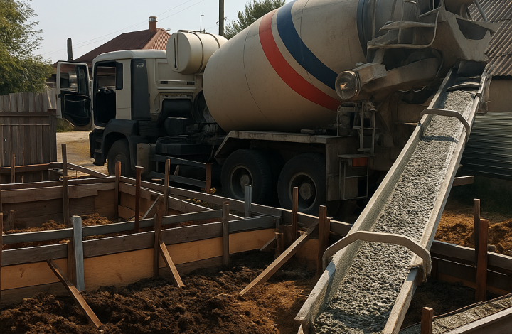 9-метровый гидролоток в Адыгее — революция в подаче бетона от ООО "РУСМО"