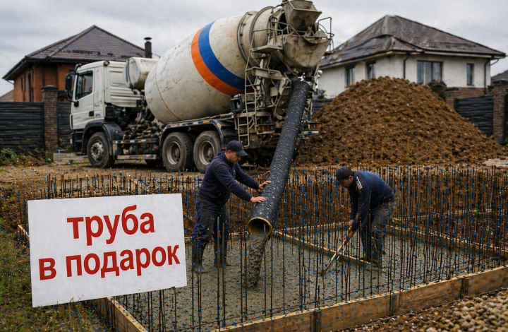 Труба 6 м предоставляется бесплатно — Залог — 3000 ₽ — Вы самостоятельно используете трубу